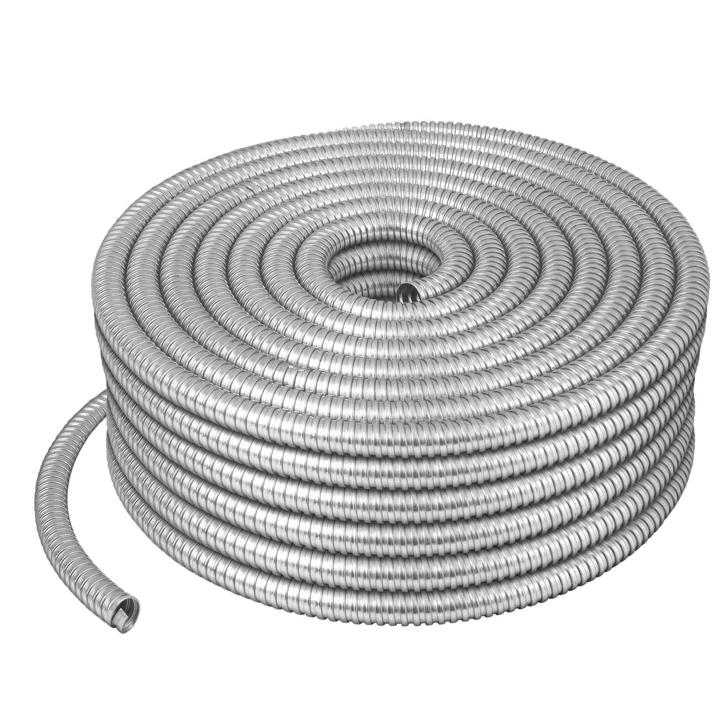 46902 / Rollo de 50 m de tubo flexible metálico de 1', Volteck
