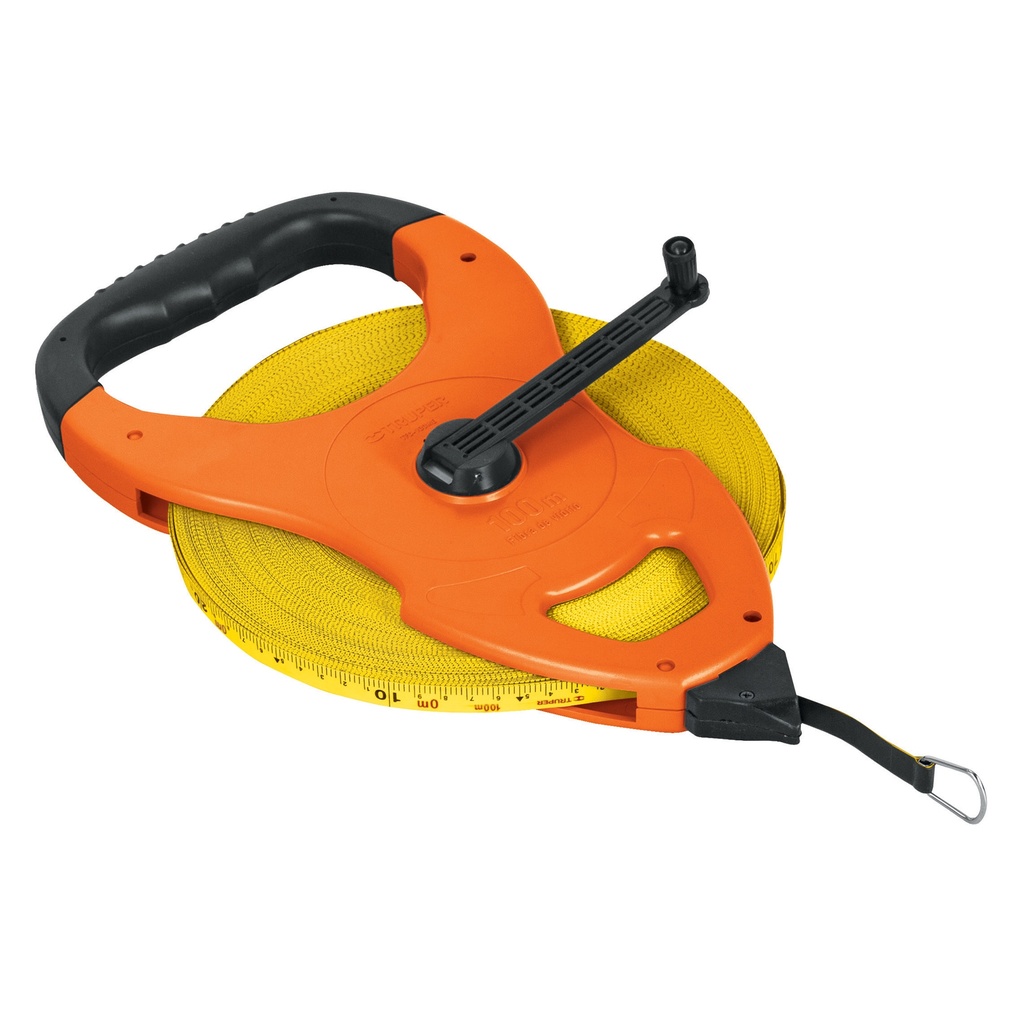 12645 / Cinta larga 100 m de fibra de vidrio, tipo cruceta, Truper