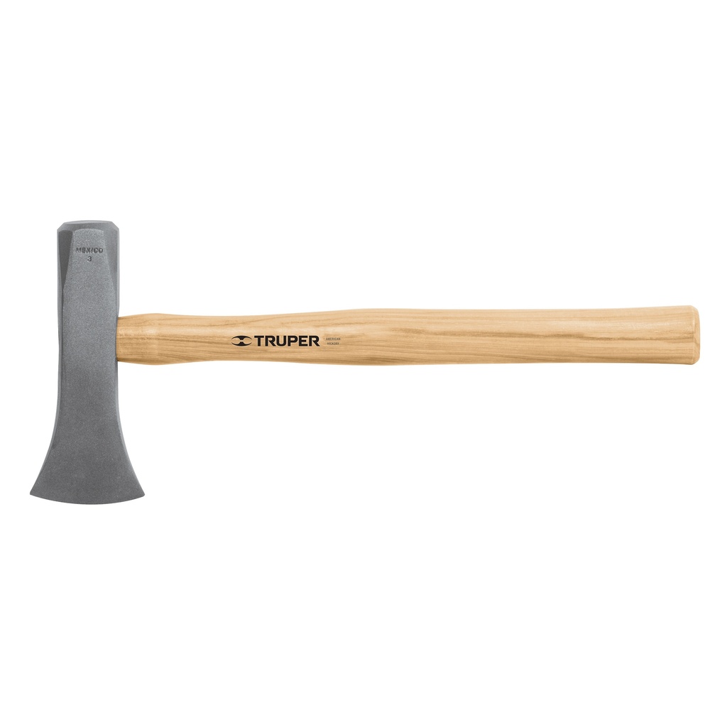 19796 / Hacha para rajar madera 3 lb, mango hickory 16', Truper