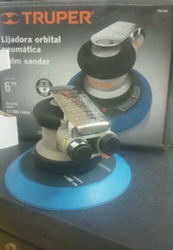 Lijadora orbital neumática industrial,6', Truper