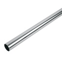 48974 / Tubo redondo para clóset, 3.0 m, acero cromado, Hermex