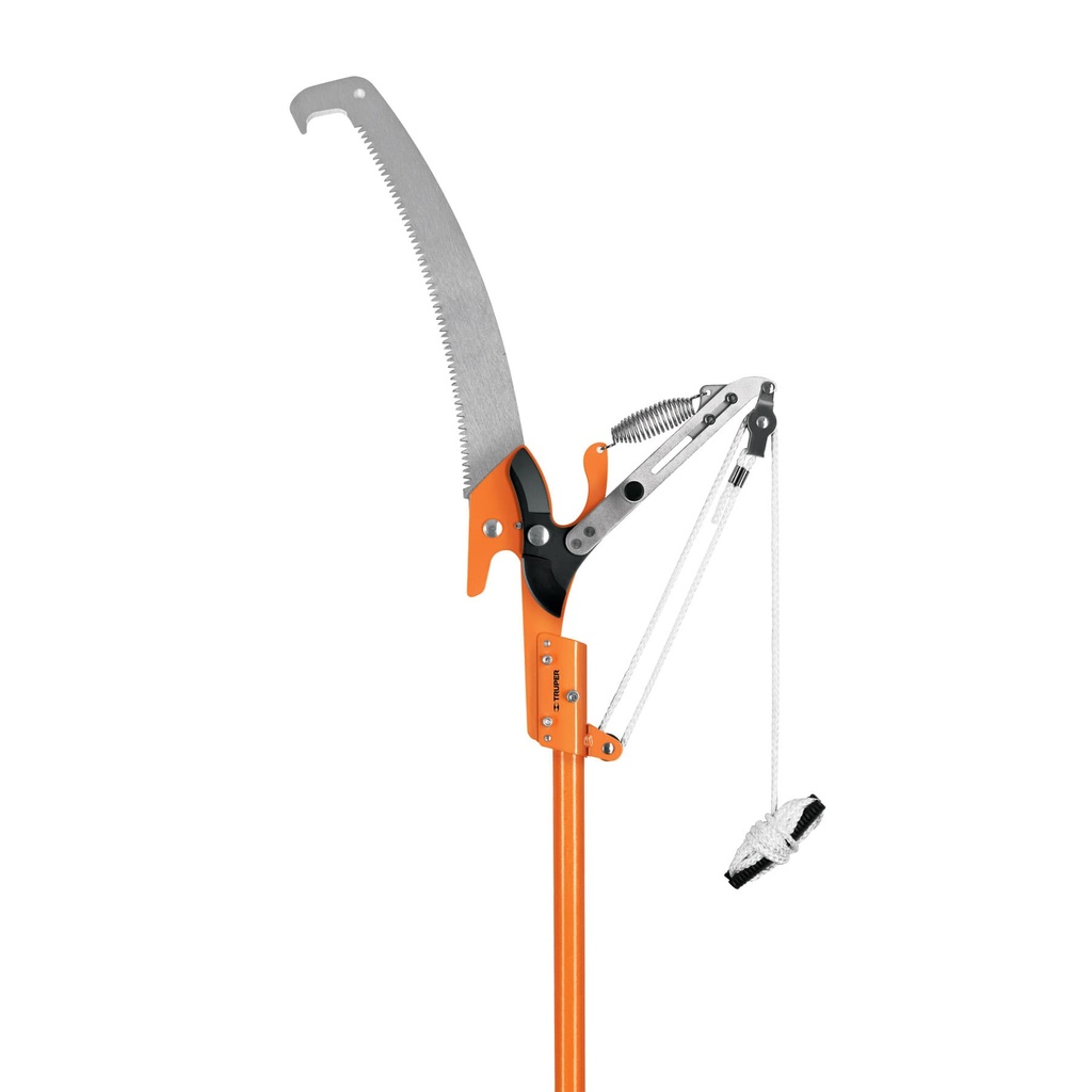 18410 / Cortador de ramas altas mango telescópico 3.6 m fibra vidrio, Truper