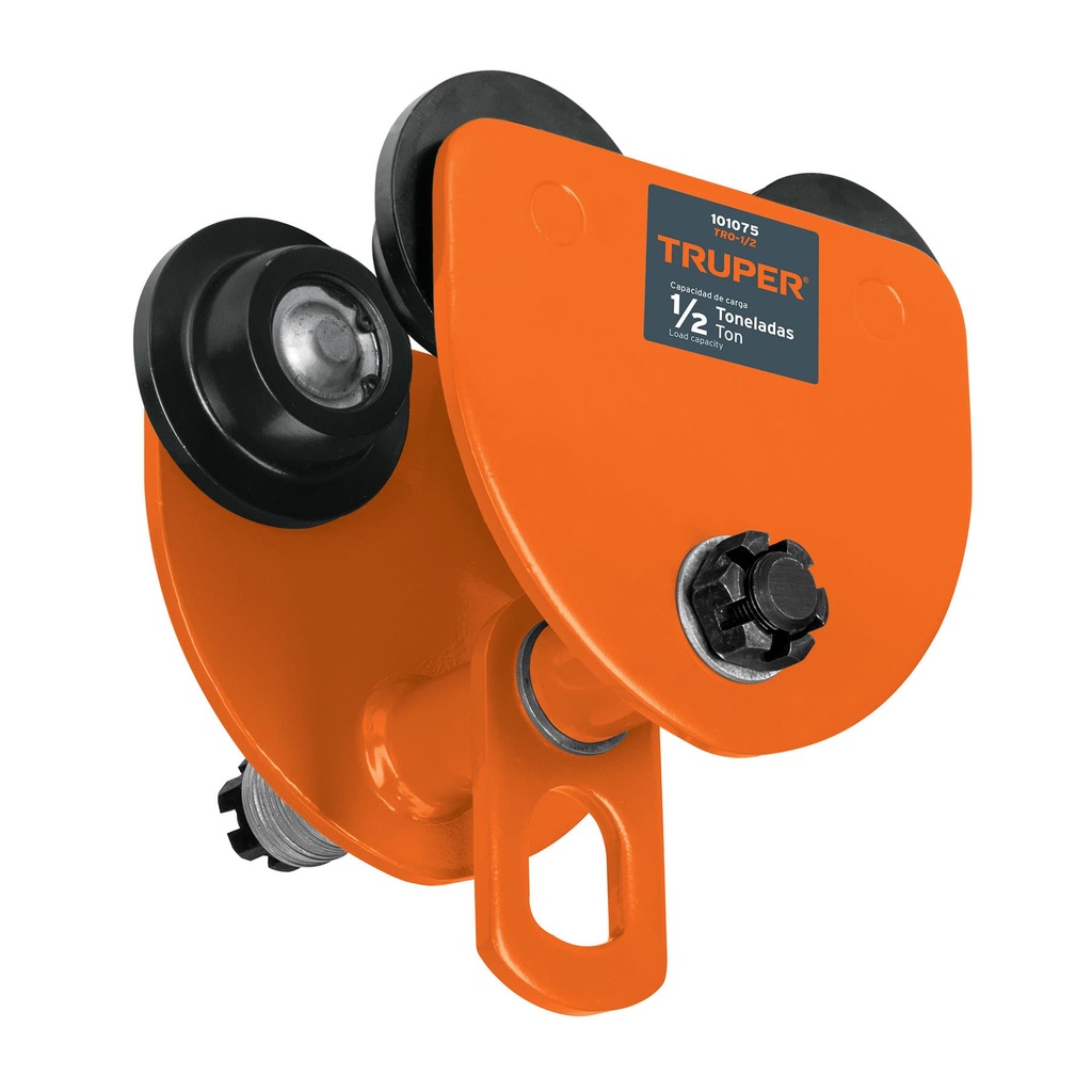 101075 / Trole de carga 1/2 ton para vigas IPS e IPR, ajustable, Truper
