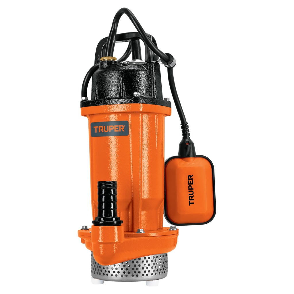 100169 / Bomba sumergible de hierro fundido para agua limpia 1/2 HP, Truper