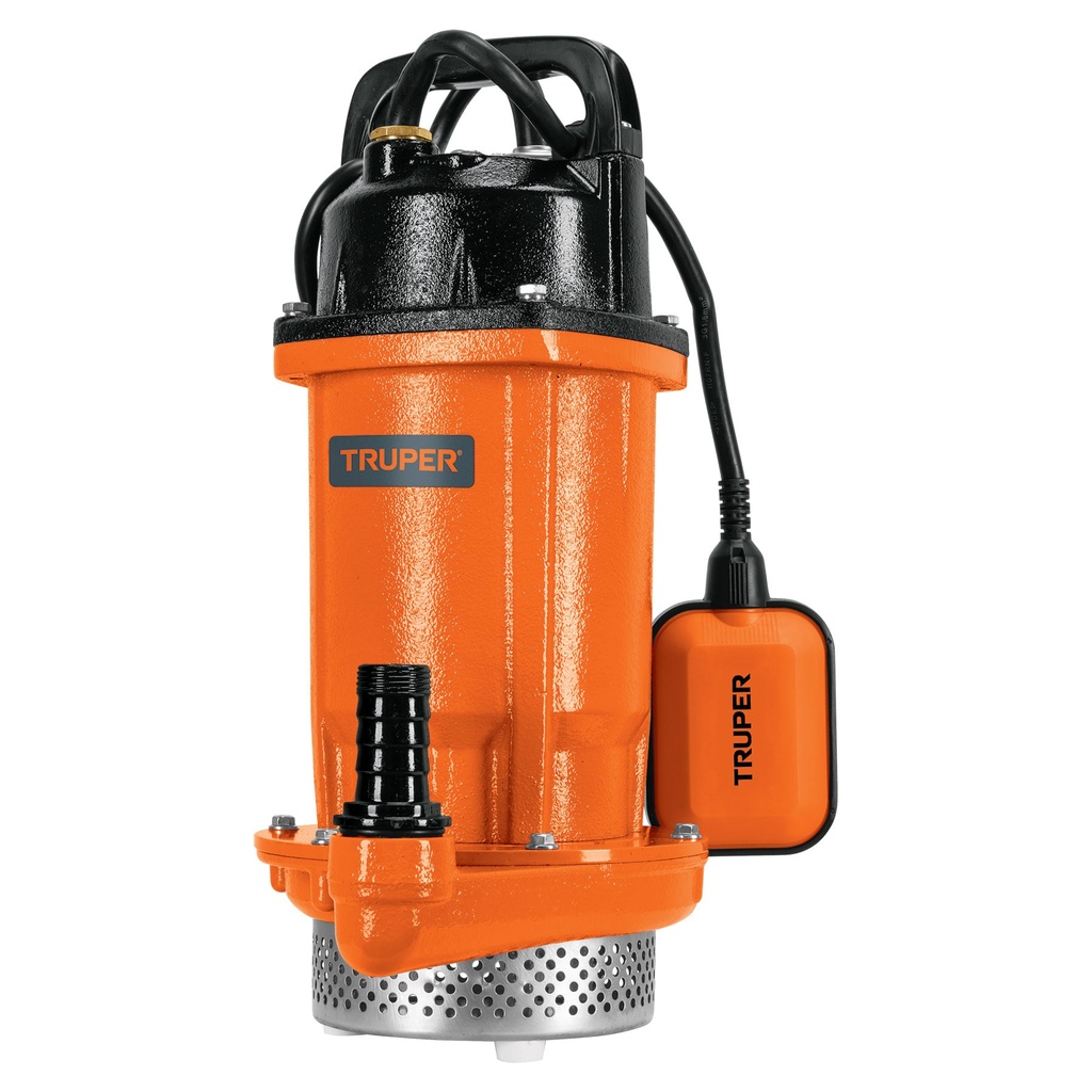 100171 / Bomba sumergible de hierro fundido para agua limpia 1 HP, Truper