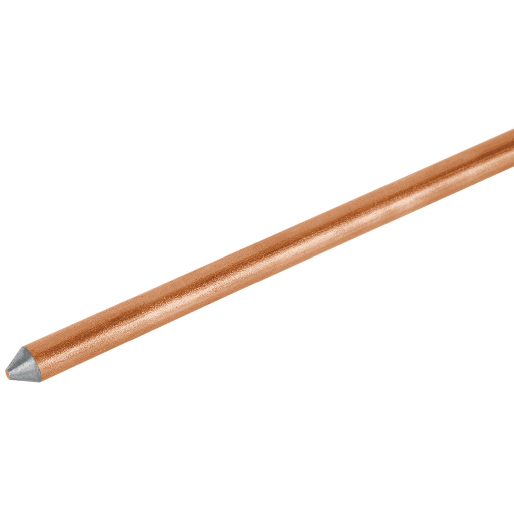 46124 / Varilla de 1.5 m, acero revestido de cobre, de 1/2' Volteck