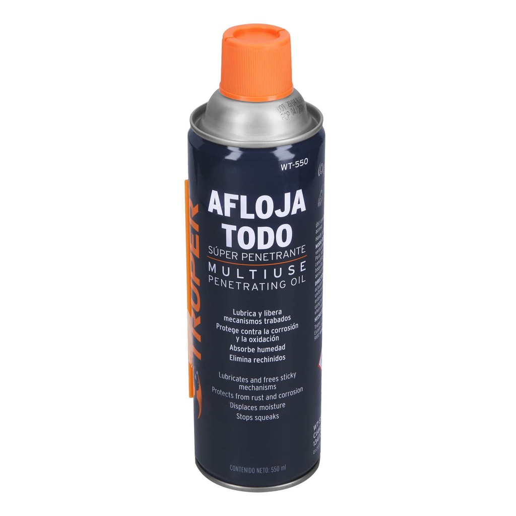 13472 / Aceite multiusos en aerosol, 550ml (19oz), Truper