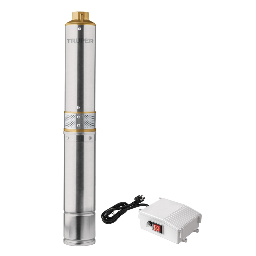 16934 / Bomba sumergible, tipo bala, 3/4 HP, agua limpia, Truper