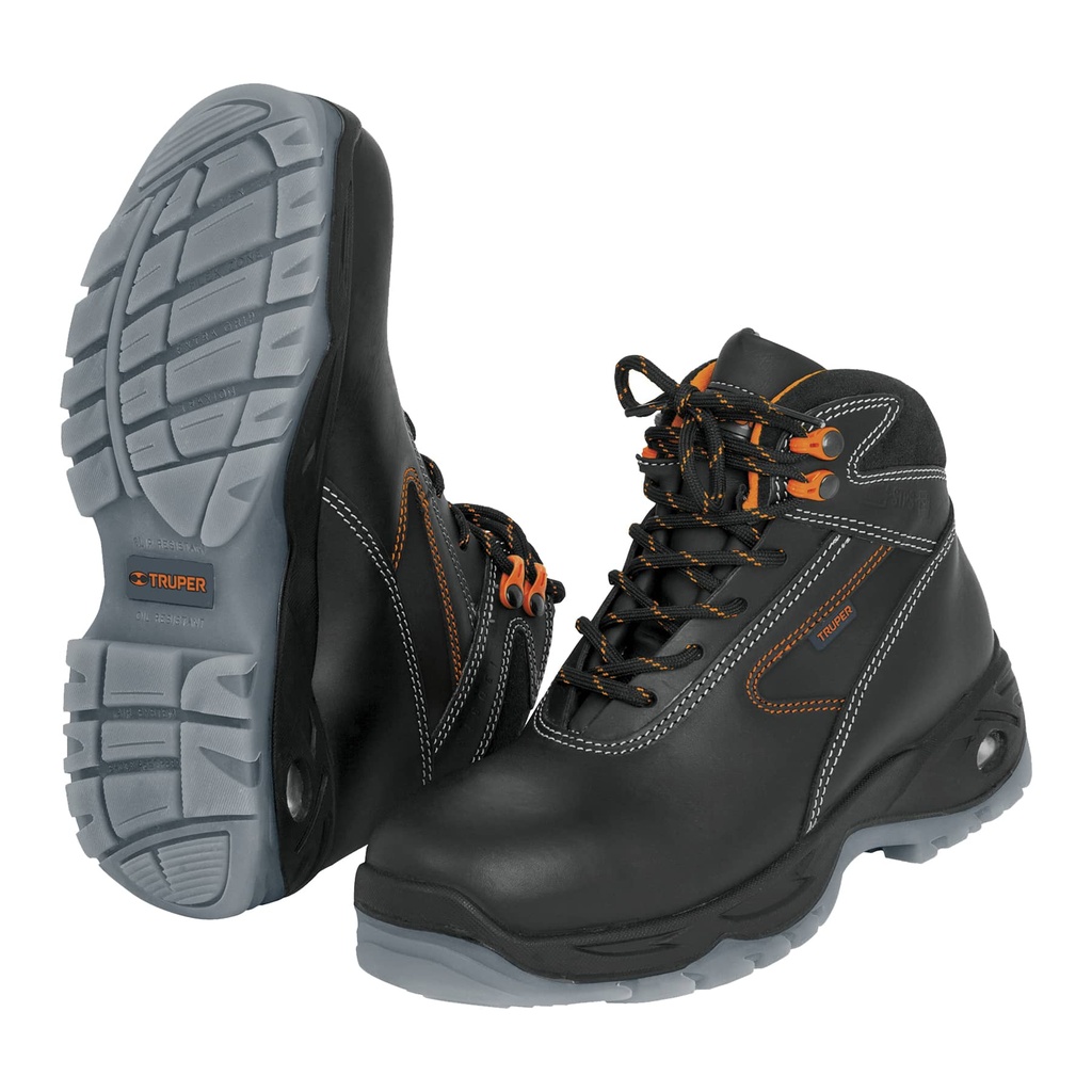 15494 / Bota de seguridad negra, #27 dieléctrica antifatiga, Truper