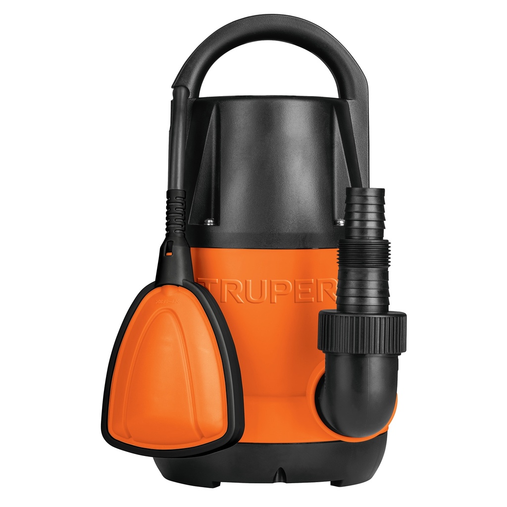 12600 / Bomba sumergible plástica, 3/4 HP para agua limpia, Truper