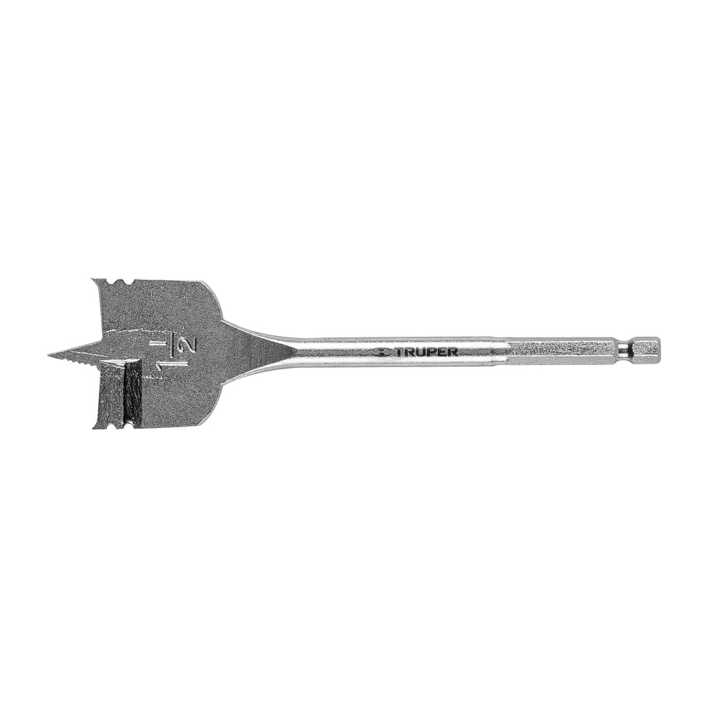 11393 / Broca plana de manita 1-1/2' para madera, Truper