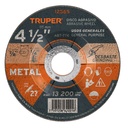 12565 / Disco Tipo 27 de 4-1/2' x 6.4 mm para desbaste de metal, Truper