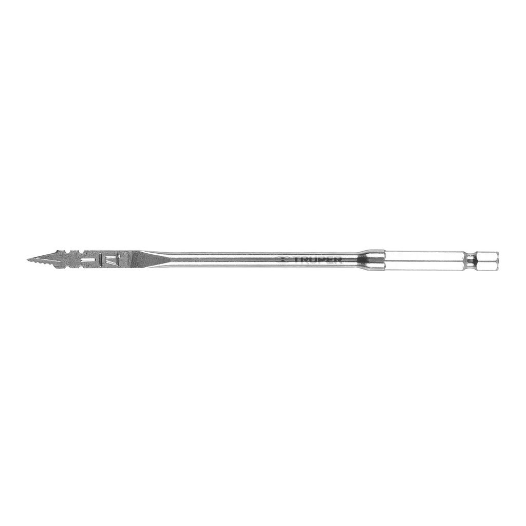 11360 / Broca plana de manita 1/4' para madera, Truper
