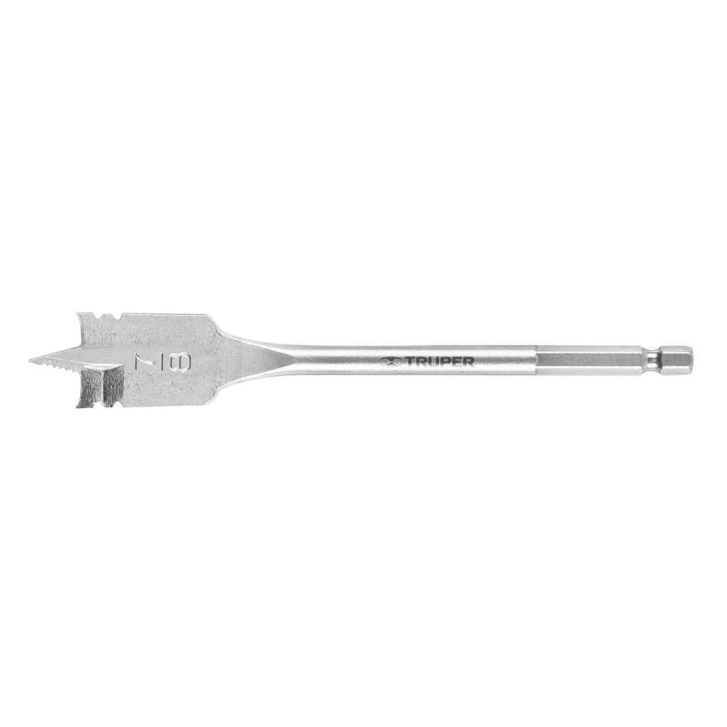 11381 / Broca plana de manita 7/8' para madera, Truper