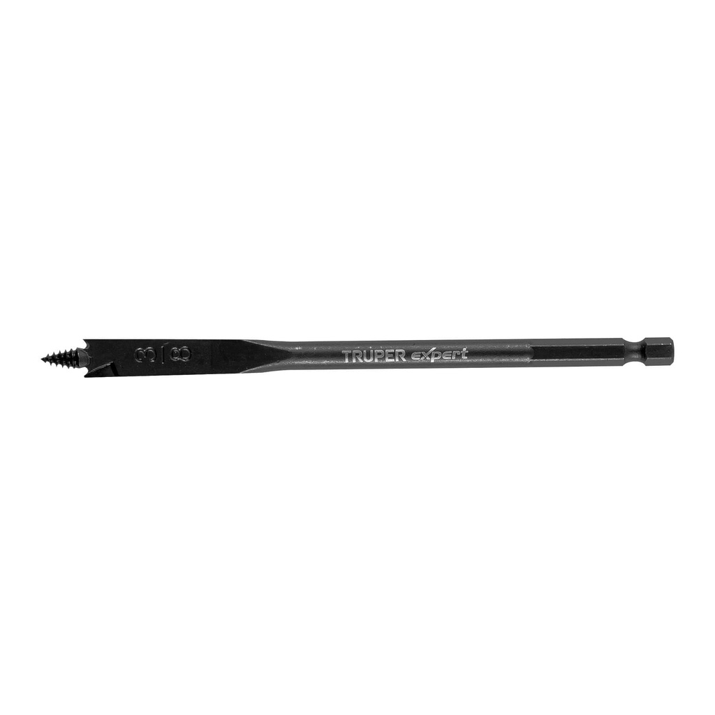 101498 / Broca plana de manita 3/8' para madera, Truper Expert