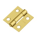 43192 / Bisagra rectangular 1' acero latonado, Hermex