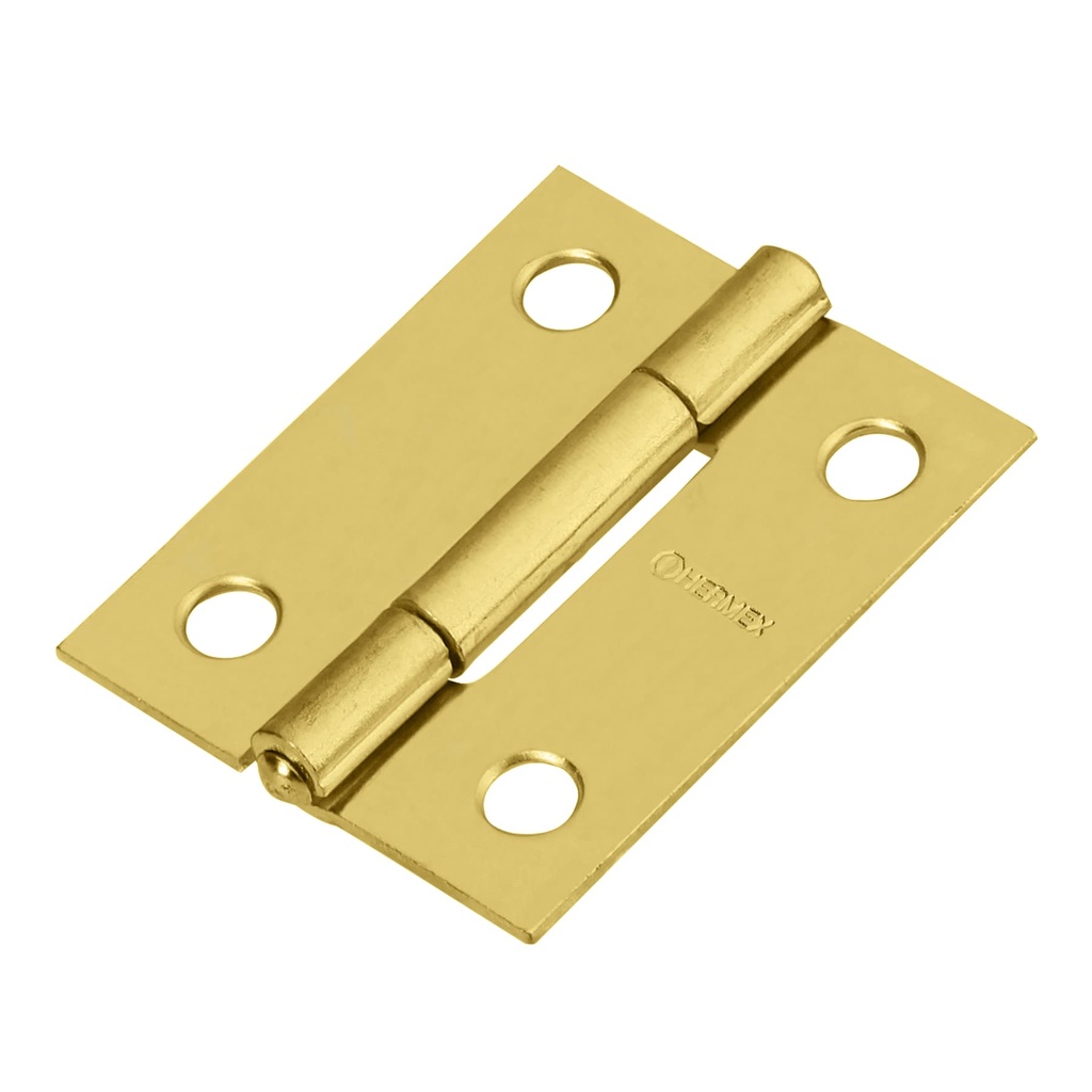 43193 / Bisagra rectangular 1-1/2' acero latonado, Hermex
