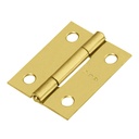 43193 / Bisagra rectangular 1-1/2' acero latonado, Hermex