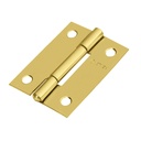 43194 / Bisagra rectangular 2' acero latonado, Hermex