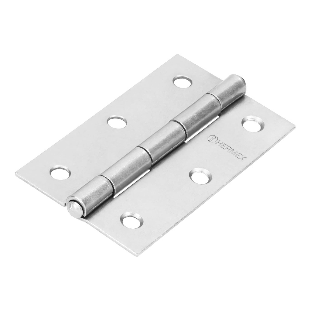 43190 / Bisagra rectangular 3-1/2' acero pulido, Hermex