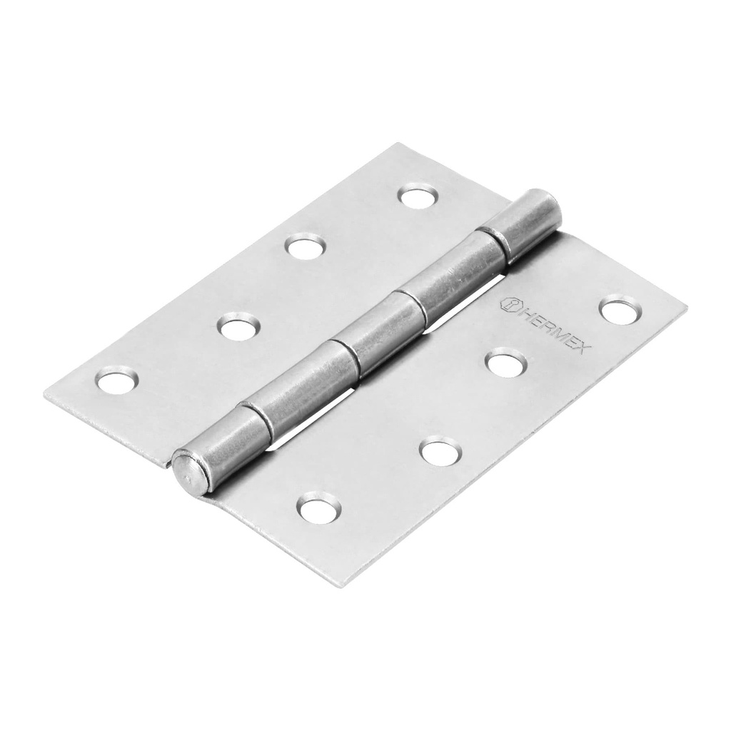 43191 / Bisagra rectangular 4' acero pulido, Hermex