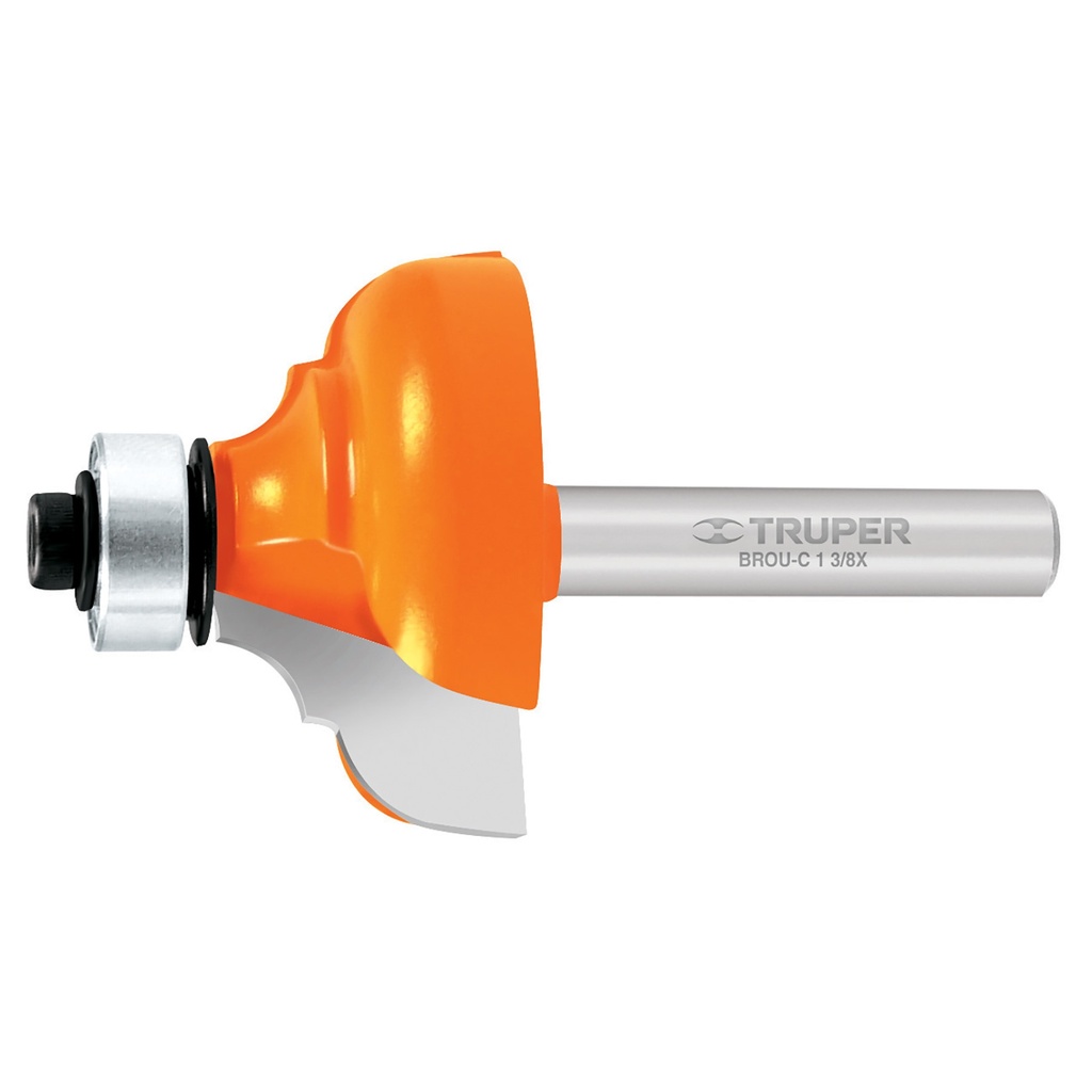11482 / Broca para router, clásica, 1-3/8' con balero, Truper