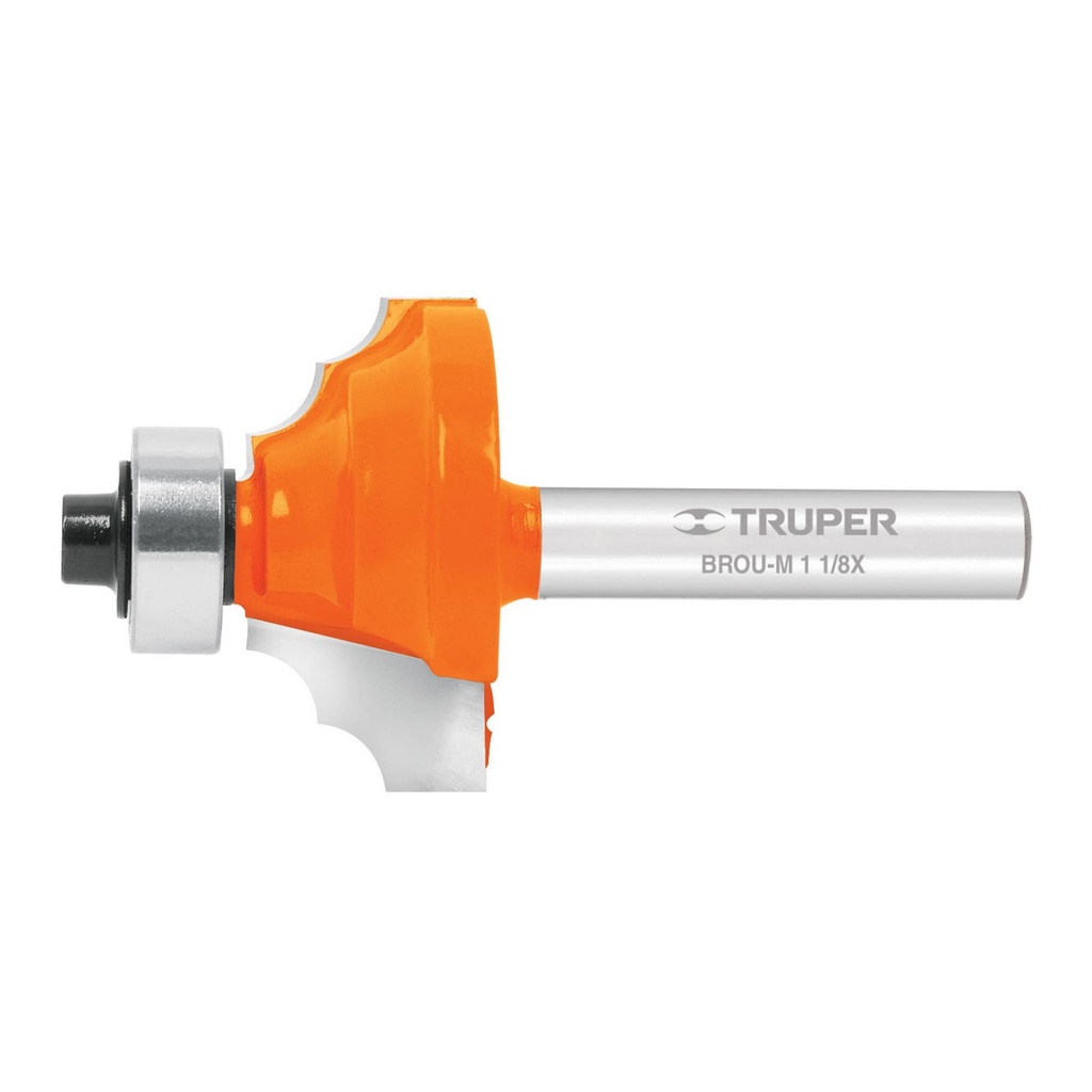 11486 / Broca para router, moldura clásica, 1-1/8' con balero,Truper