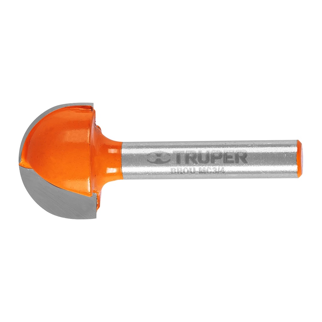 11463 / Broca para router, media caña, 3/4', Truper