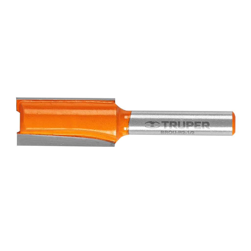 11456 / Broca para router, recta 2 filos, 1/2', Truper
