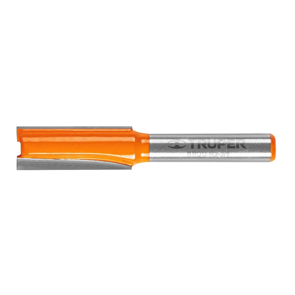 11455 / Broca para router, recta 2 filos, 3/8', Truper