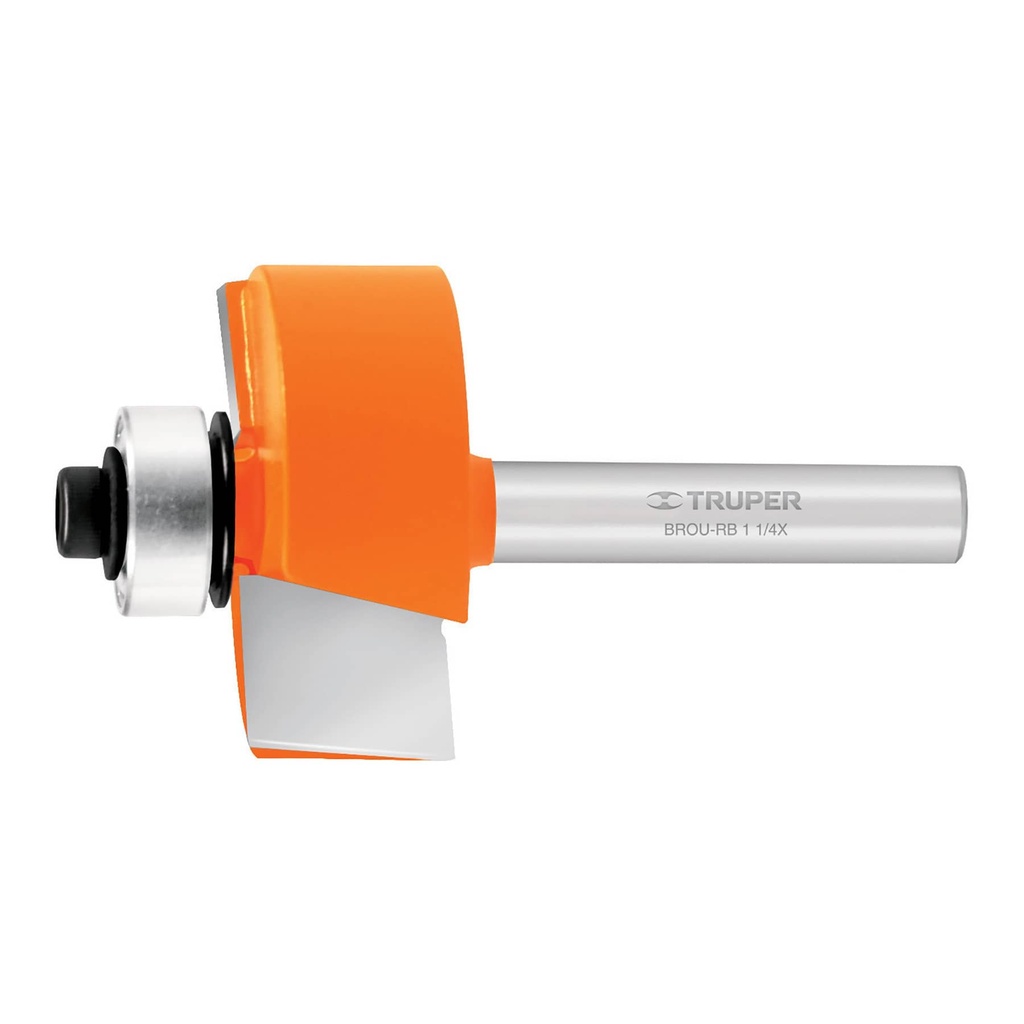 11477 / Broca para router, rebajado, 1-1/4' con balero, Truper