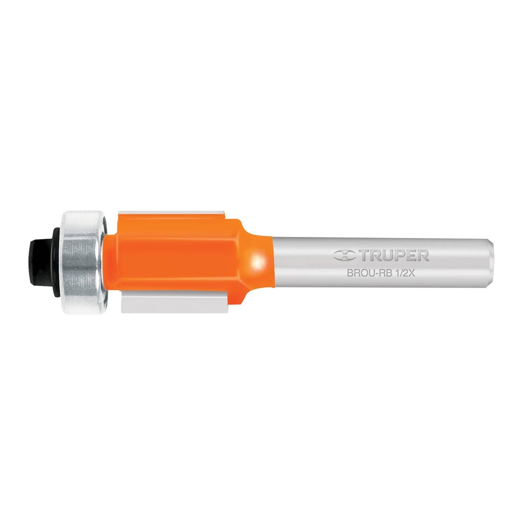 11444 / Broca para router, corte recto, 1/2' con balero, Truper