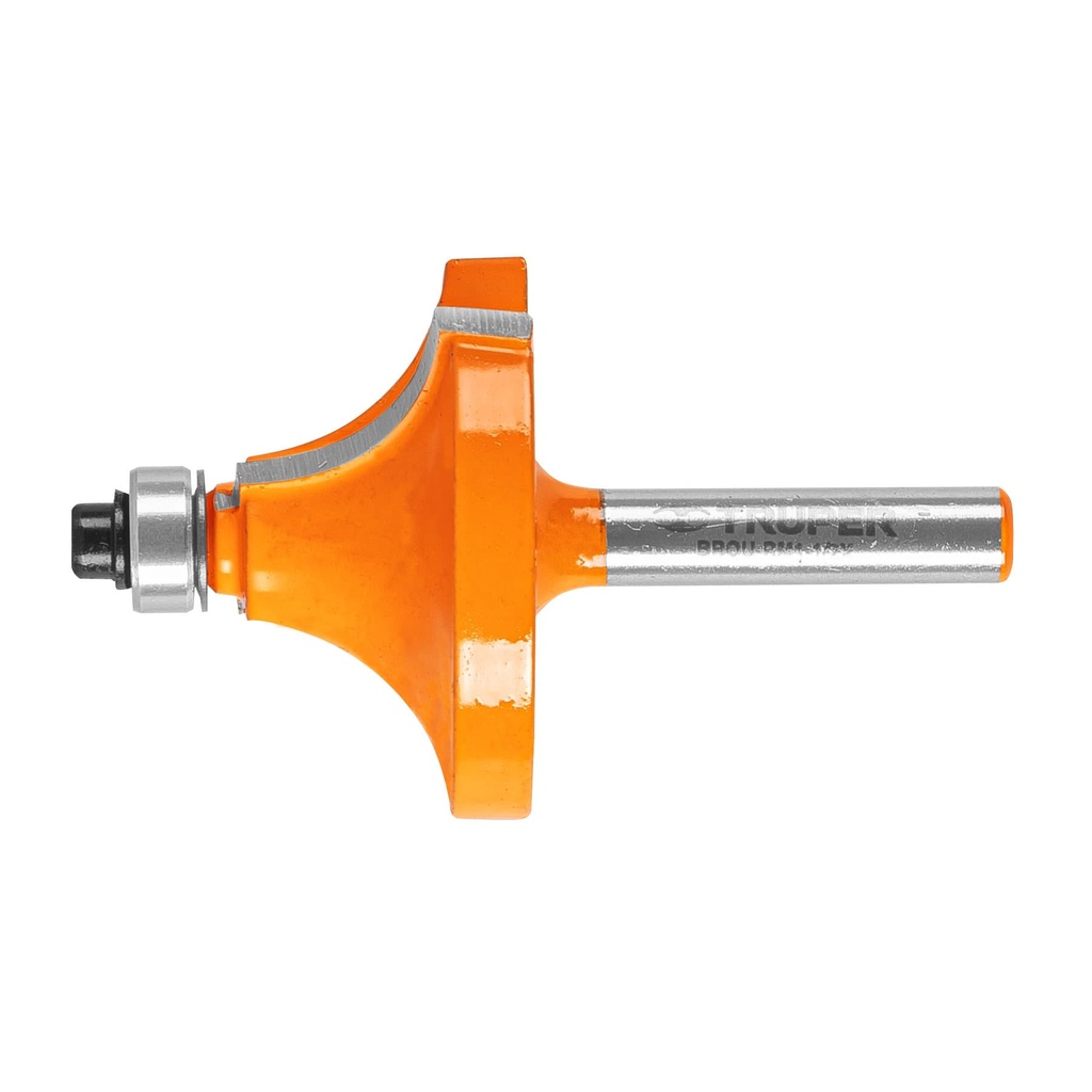 11474 / Broca para router, redondeado con moldura, 1-1/2' con balero, Truper