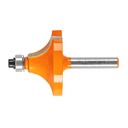 11474 / Broca para router, redondeado con moldura, 1-1/2' con balero, Truper