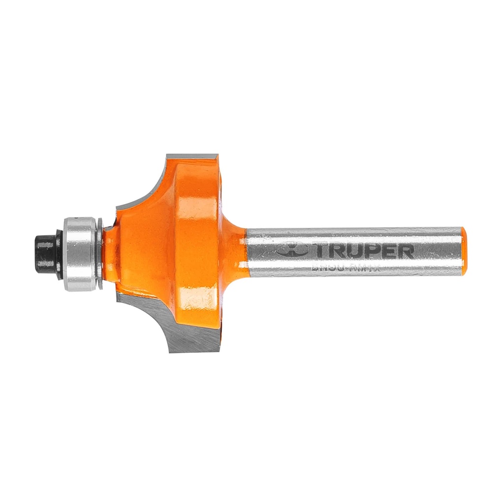 11472 / Broca para router, redondeado con moldura, 1' con balero, Truper