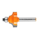 11472 / Broca para router, redondeado con moldura, 1' con balero, Truper
