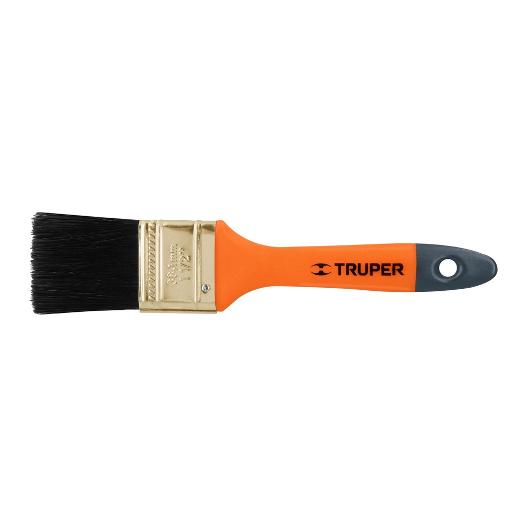 14482 / Brocha profesional de 1-1/2' con mango de plástico, Truper