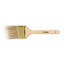 13341 / Brocha cerdas sintéticas 3' corte angular, mango de madera, Truper