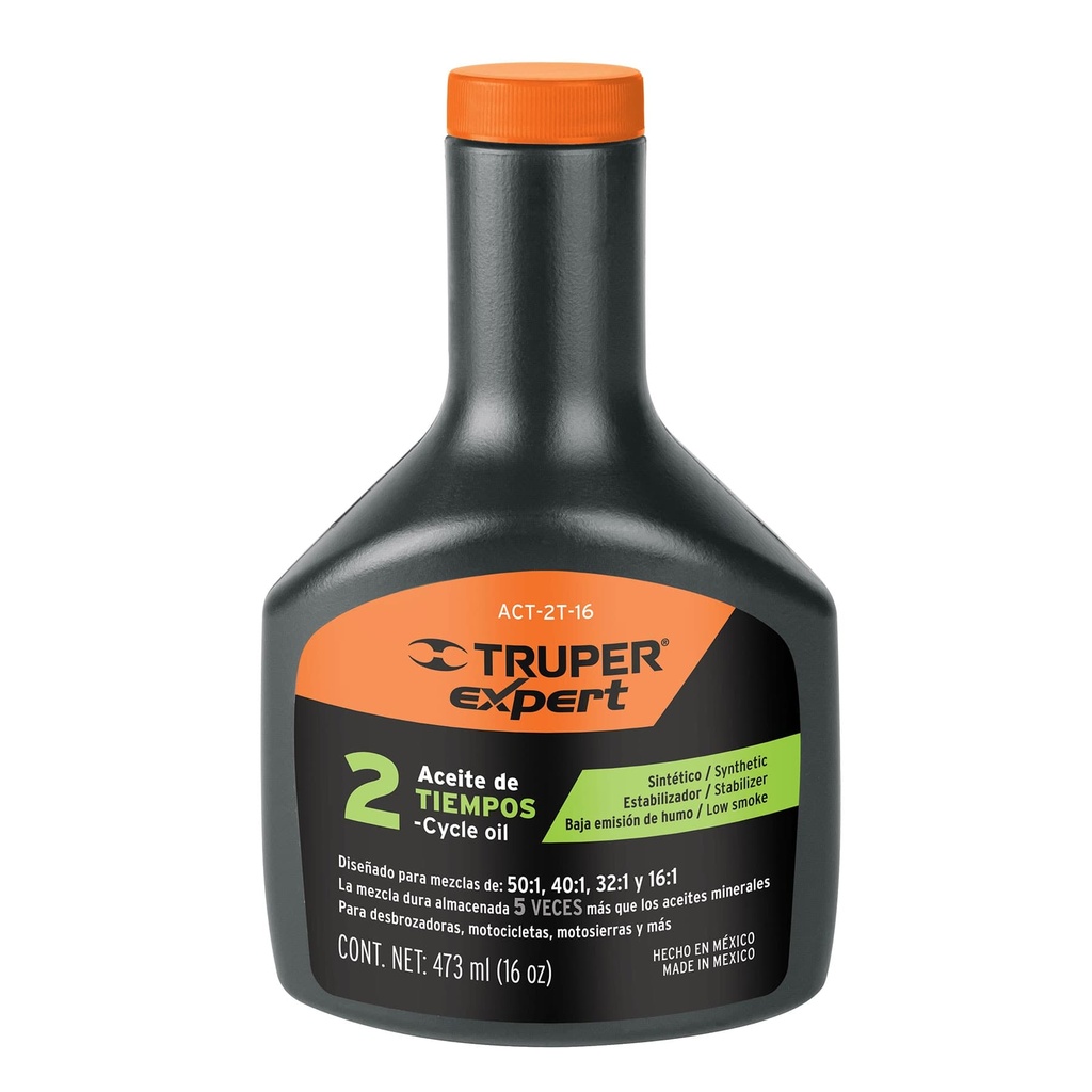 17625 / Aceite sintético para motor de 2 tiempos, 400 ml, Expert