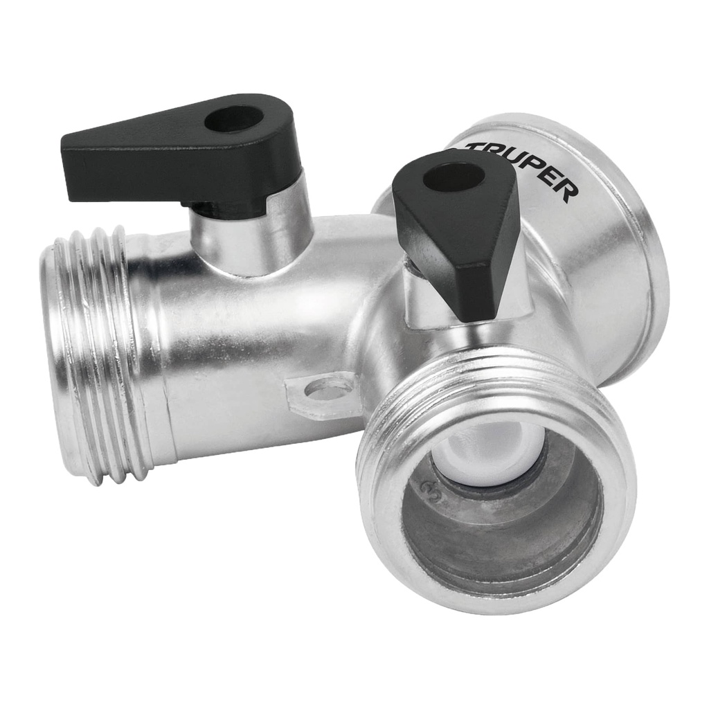 10372 / Conector 'Y' 3/4' metálico para manguera, Truper