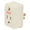 46250 / Adaptador con supresor de picos 270 joules, Volteck