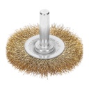 11574 / Carda circular 2' alambre fino para taladro, Truper