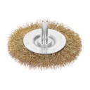 11570 / Carda circular 3' alambre grueso para taladro, Truper