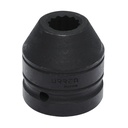 Dado de impacto en pulgadas cuadro de 1", 12 puntas, 1-3/16", Urrea