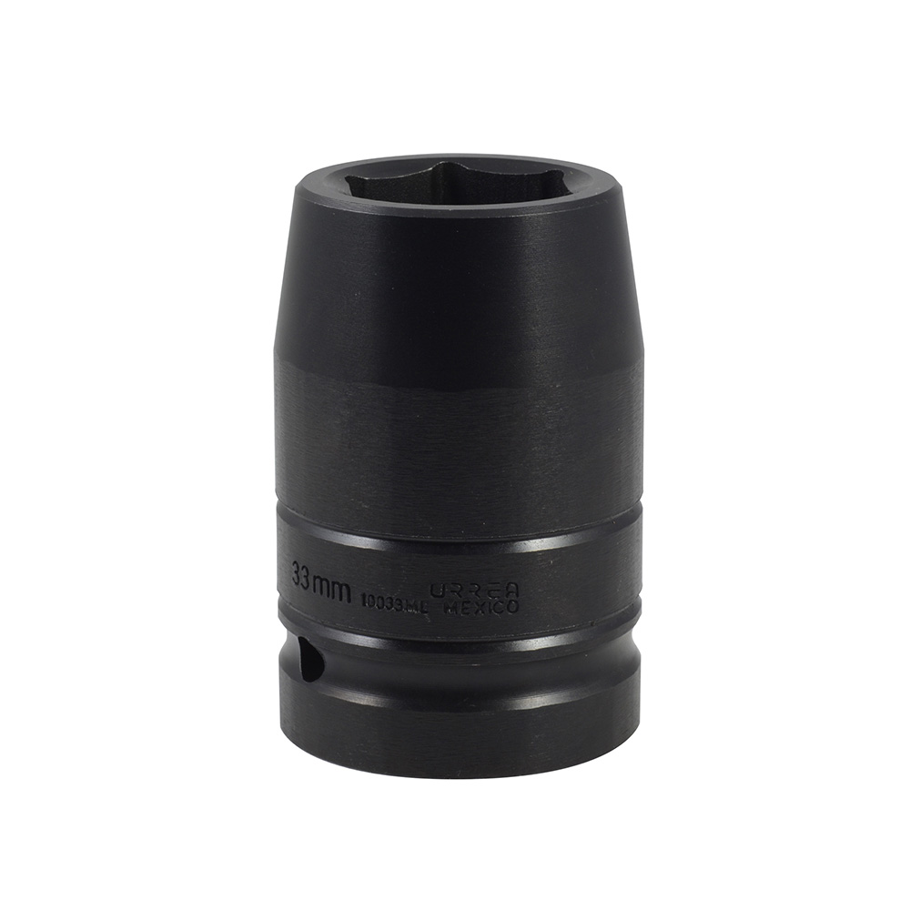 Dado de impacto largo métrico cuadro de 1" para ruedas de camión, 33mm, Urrea