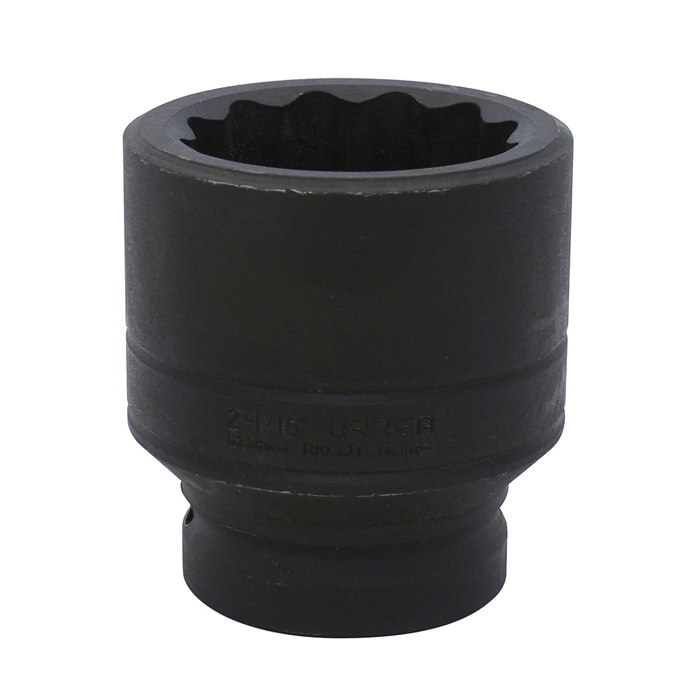 Dado de impacto en pulgadas cuadro de 1", 12 puntas,  2-1/16", Urrea