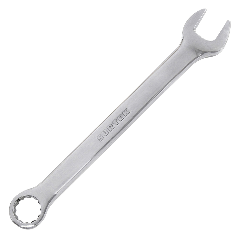 Llave combinada pulido espejo métrica, 12 puntas, 8 mm, Surtek