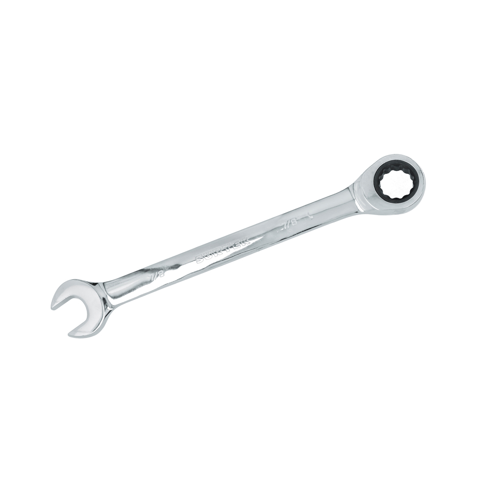 Llave combinada pulido espejo de matraca en pulgadas, 12 puntas, 7/8", Surtek