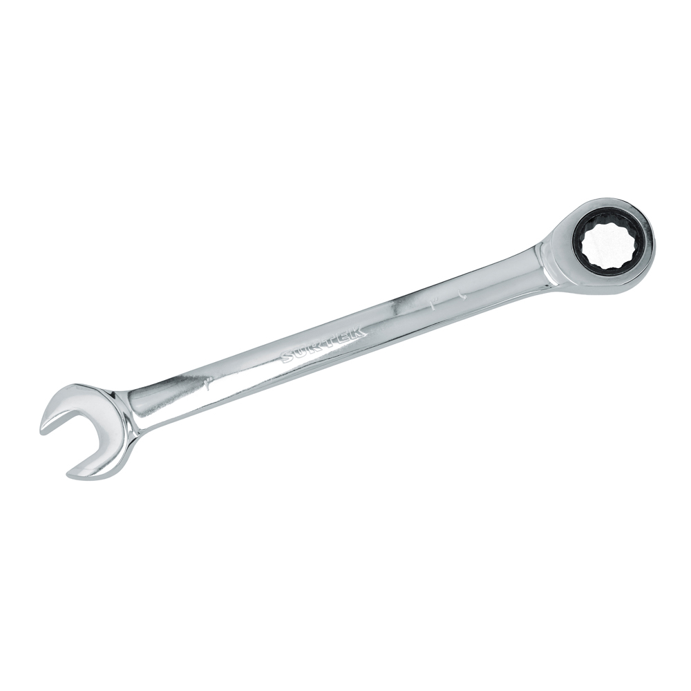 Llave combinada pulido espejo de matraca en pulgadas, 12 puntas, 1", Surtek