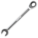Llave combinada pulido espejo de matraca métrica, 12 puntas, 8mm, Surtek